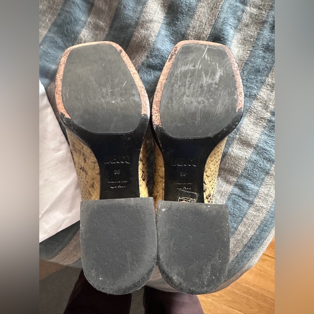 Labucq Kitty Loafer Salvia Python 38 Carolyn Bess… - image 8